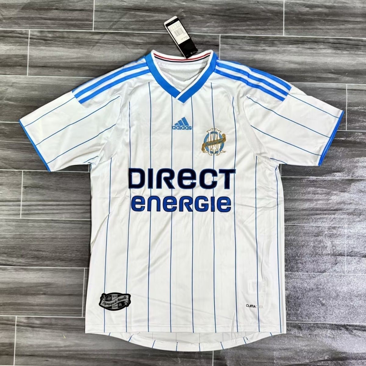 2009/2010 Retro Olympique MarseilleHome Football Shirt 1:1 Thai Quality