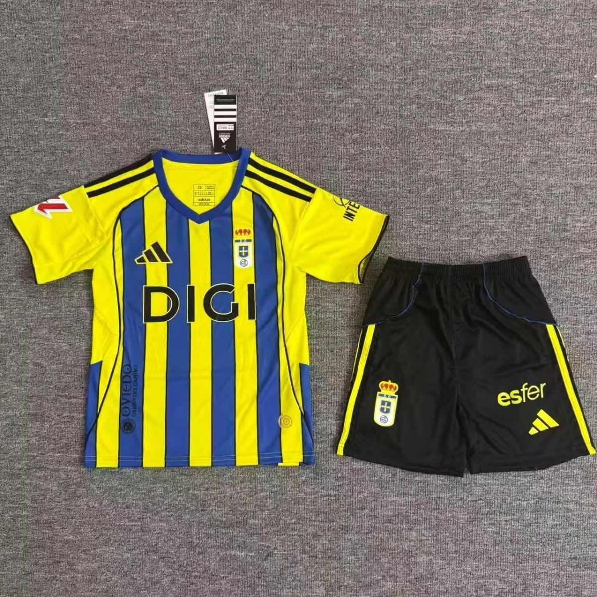 2025/2026 Real Oviedo Vetusta Away Football Shirt Kids Size 1:1 Thai Quality