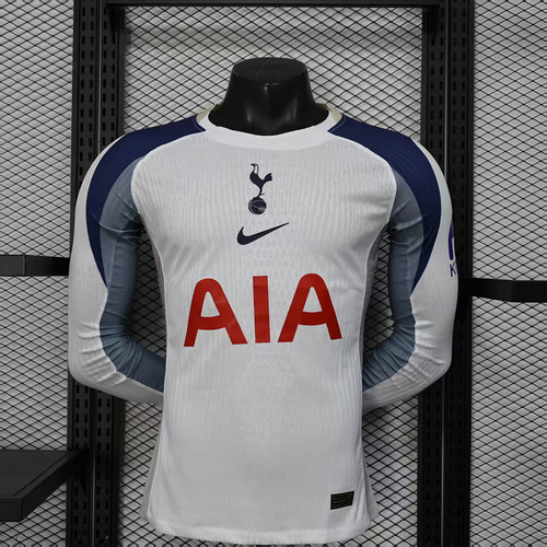 2025/2026 Player Version Long Sleeve Tottenham Hotspur Third Home Football Shirt