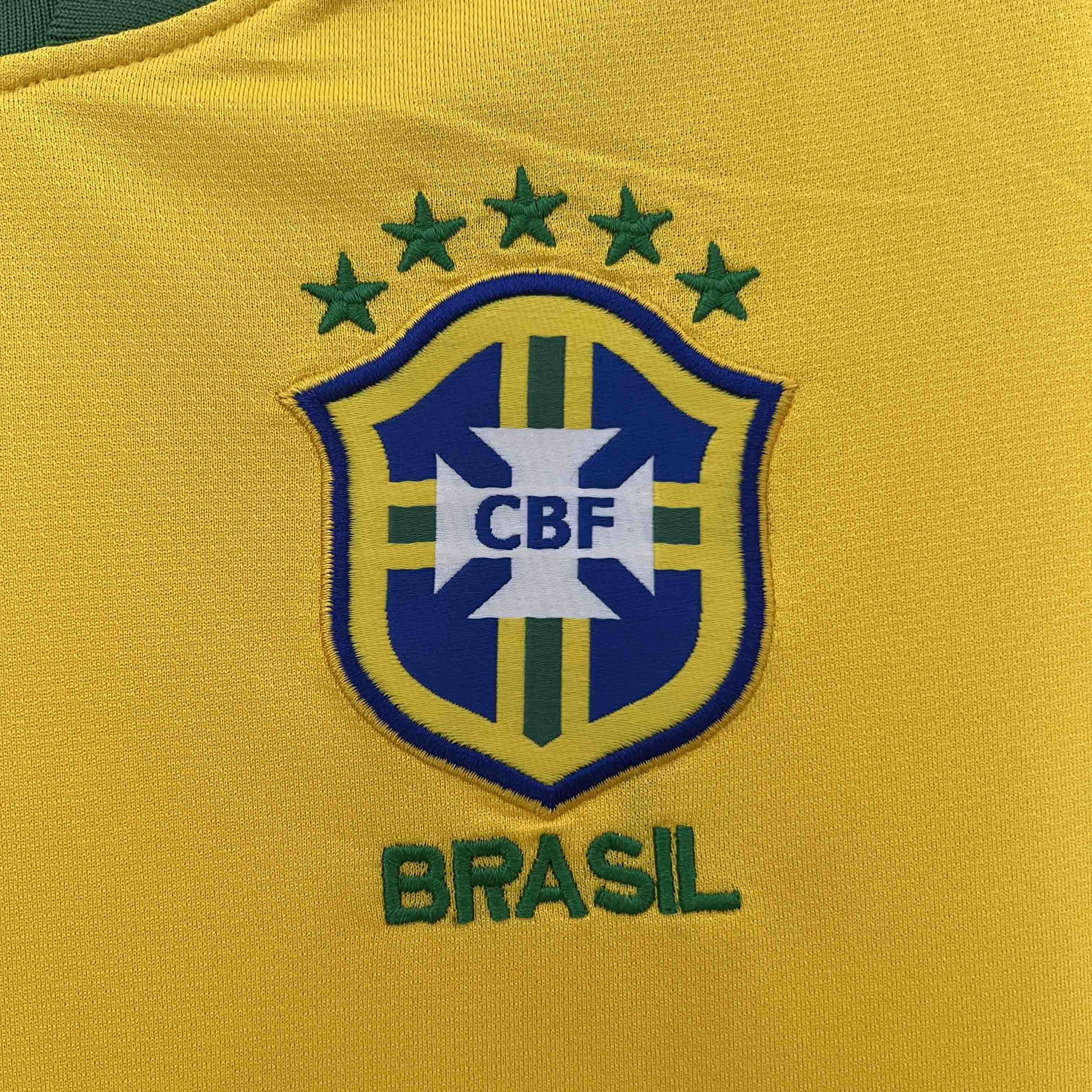 2010 Retro Brazil Home Football Shirt 1:1Thai Quality