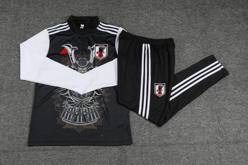 2024/2025 Japan Half-Pull Black Football Shirt