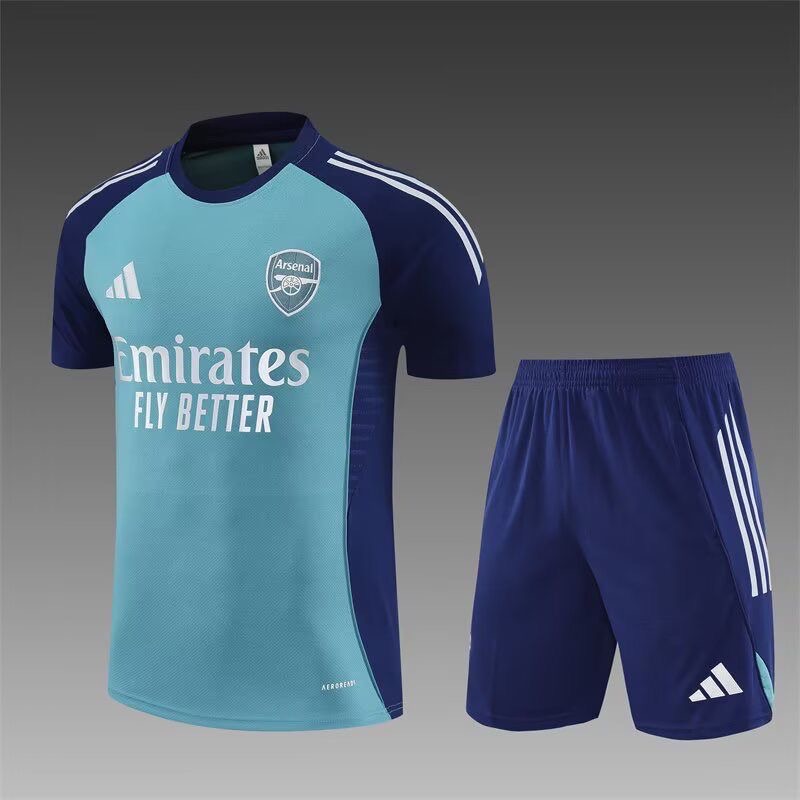 2025/2026 Arsenal Training Wear BlueSet Shirt 1:1 Thai Quality