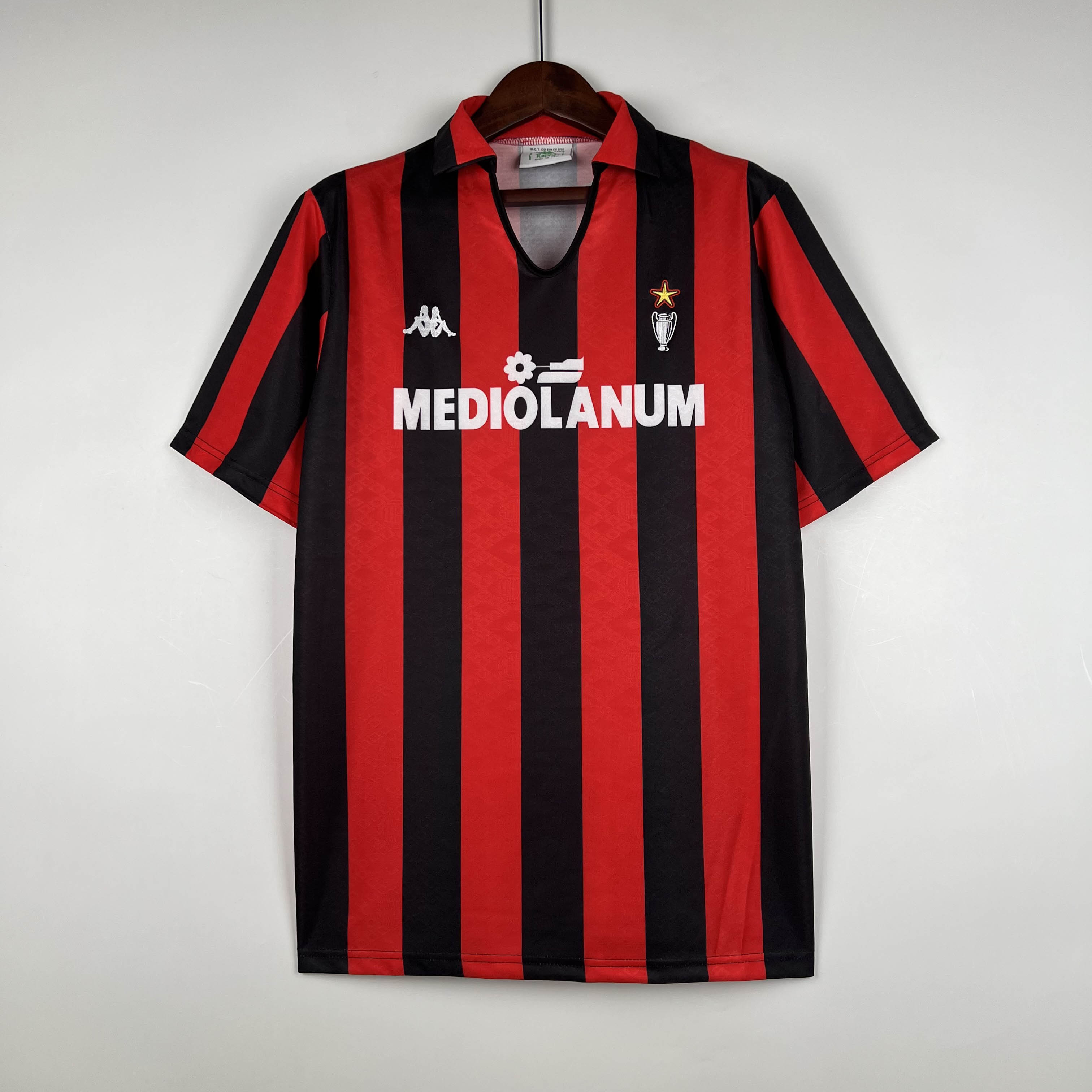 1989/1990 Retro AC Milan Home Football Shirt