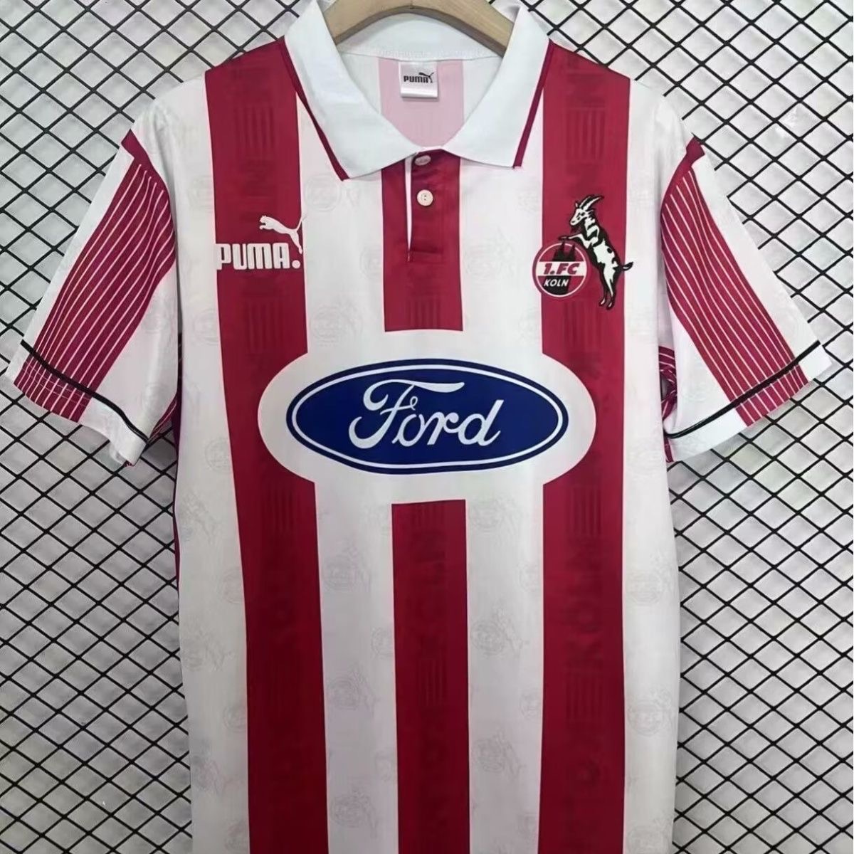 1995/1996 Retro Fc Köln Home Football Shirt 1:1 Thai Quality