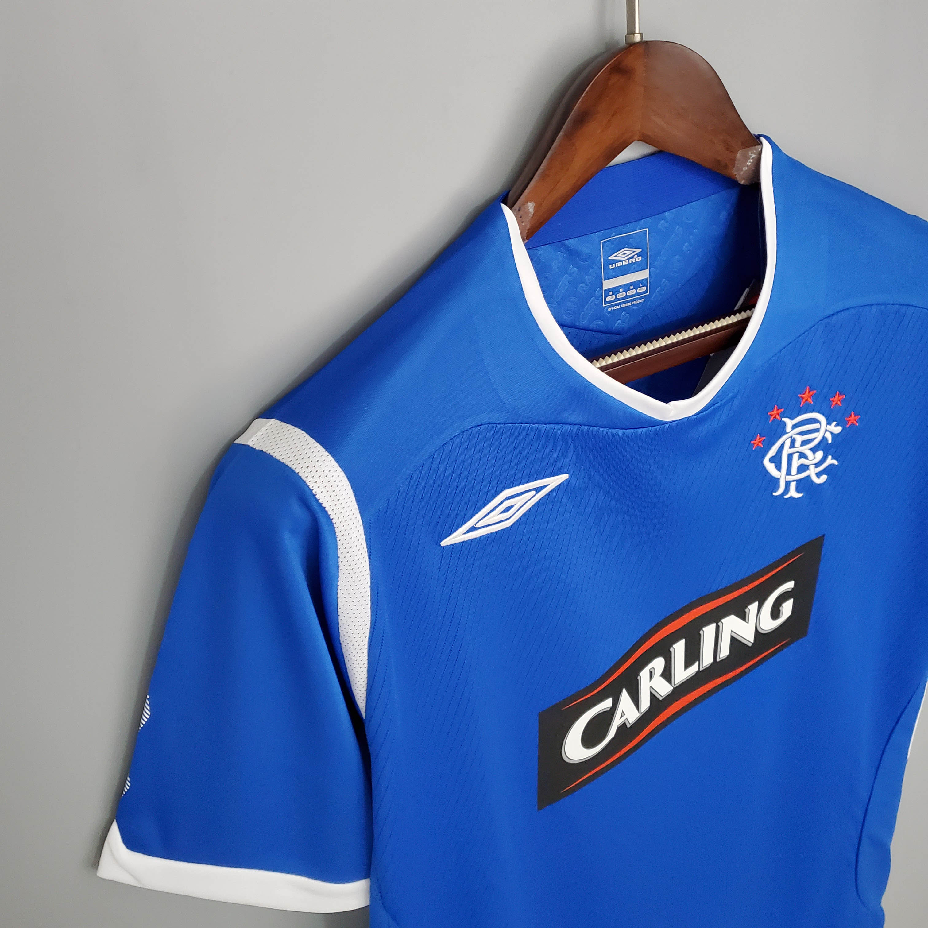 2008/2009 Retro Rangers Home Football Shirt