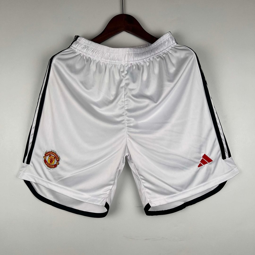 2023/2024 Manchester United Home White Shorts