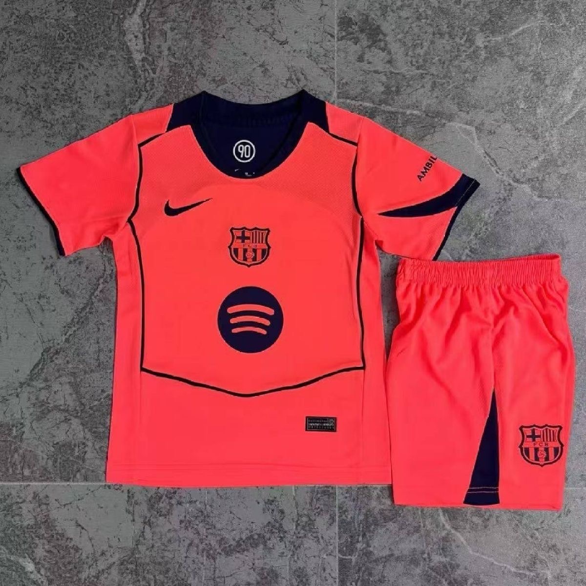 2025/2026 Barcelona Third Away Football Shirt Kids Size 1:1 Thai Quality