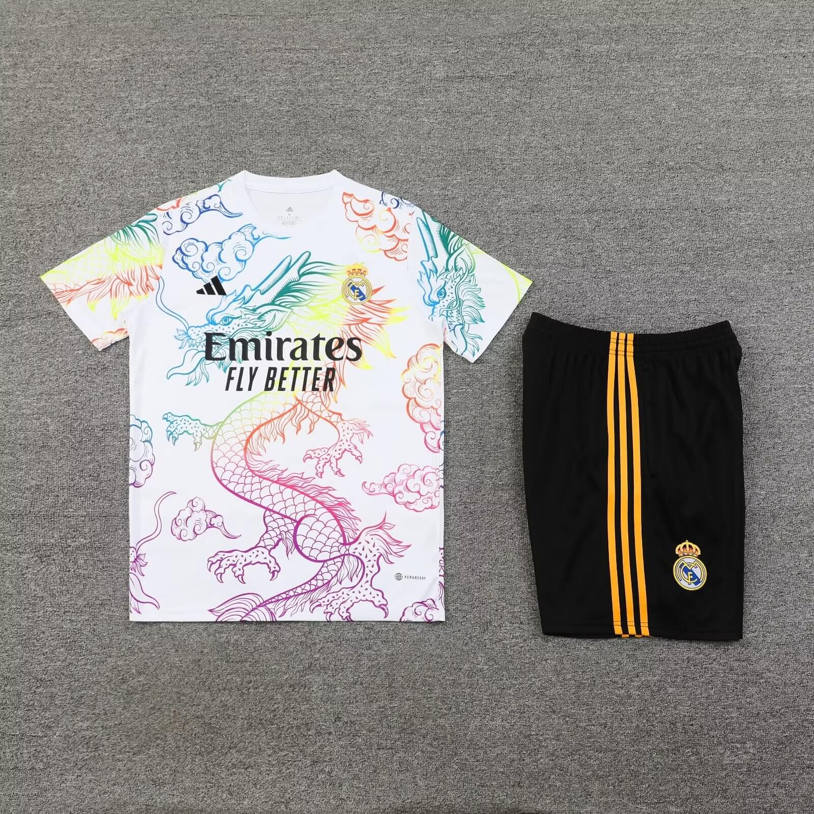 2024/2025 Real Madrid Training Wear White Suit Shirt