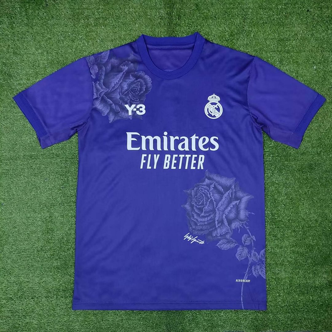 2024/2025 Real Madrid Y-3 Special Edition Blue Football Shirt