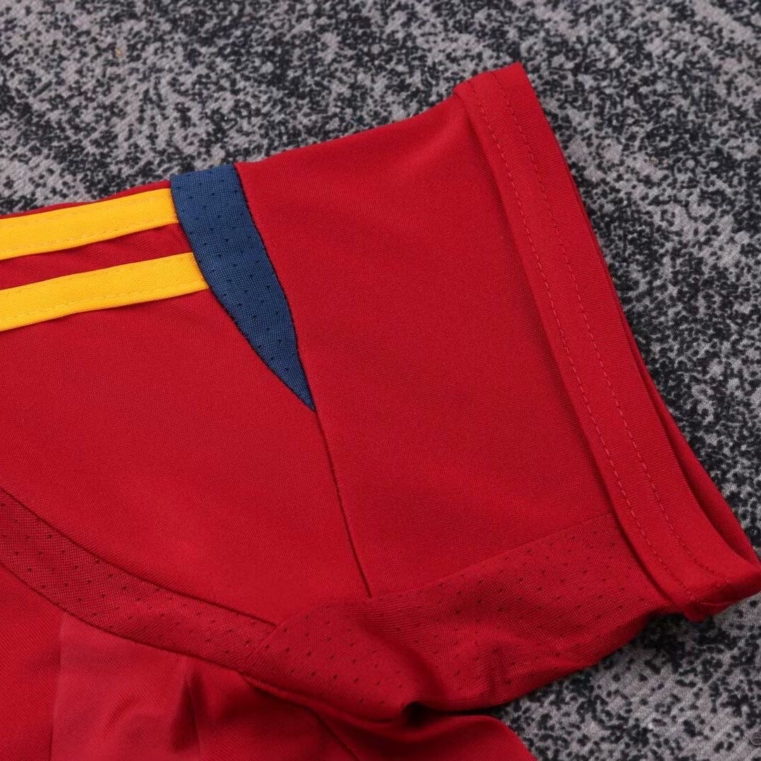 2012 Retro Spain Home Football shirtKids Size 1:1 Thai Quality