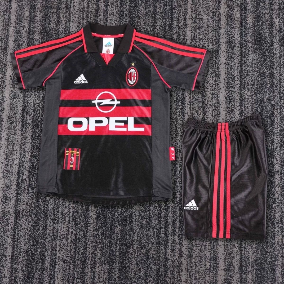 1998/1999 Retro Ac Milan HomeFootball Shirt Kids Size 1:1 Thai Quality