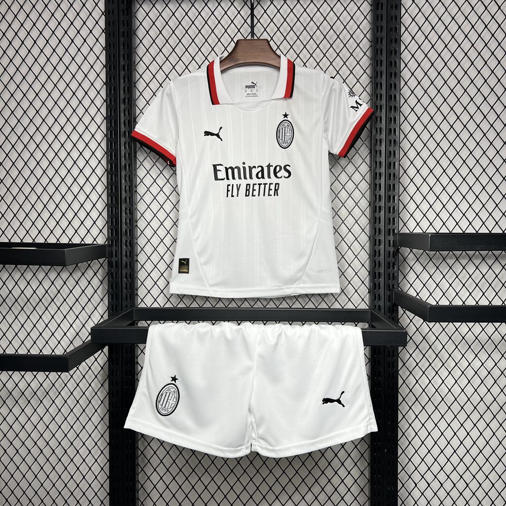 2024/2025 AC Milan Away Football Shirt Kids Size