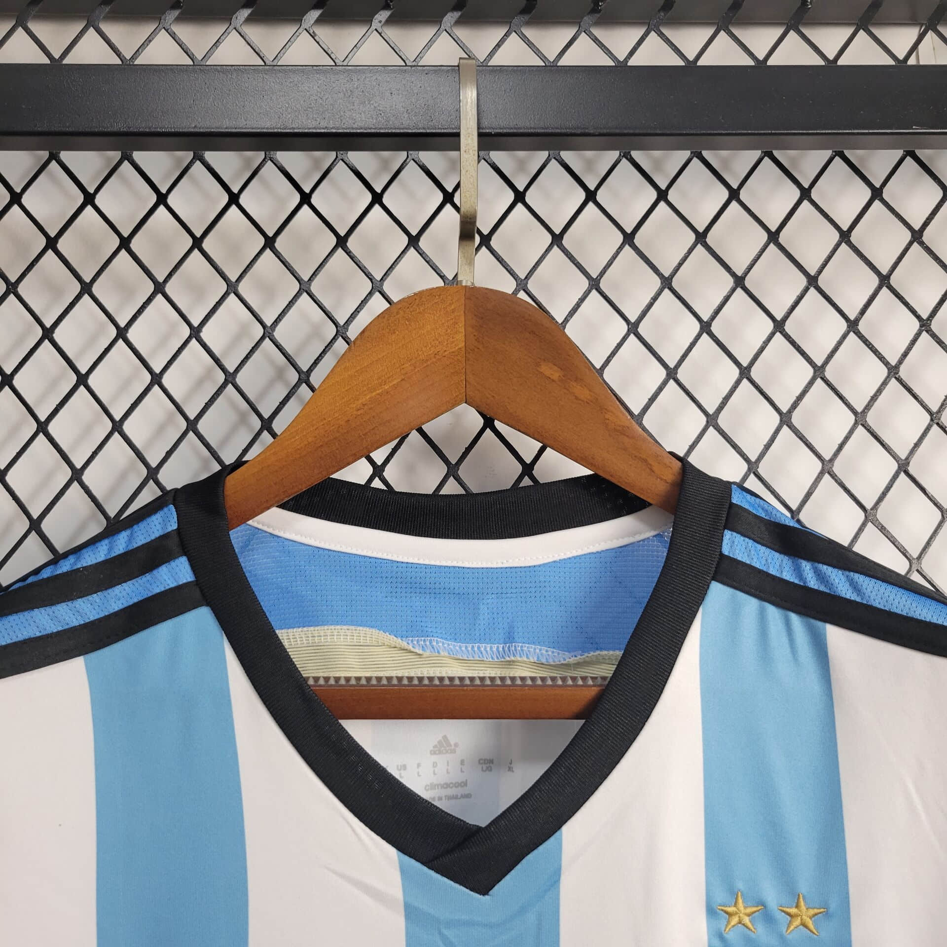 2014 Retro Argentina Home Football Shirt