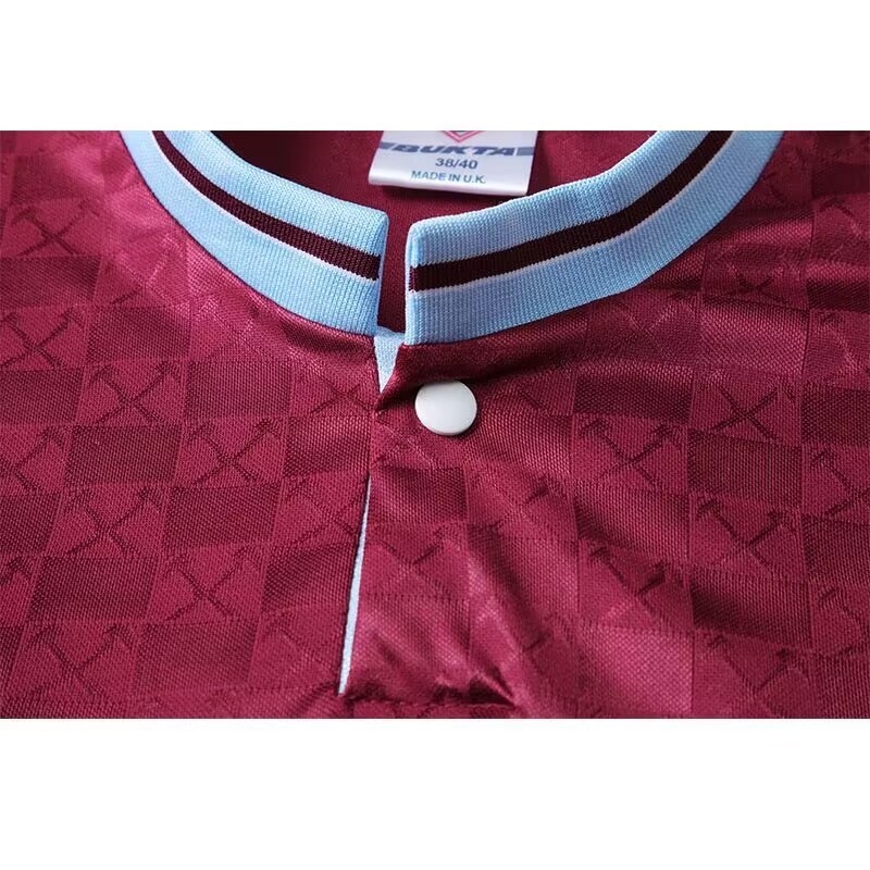 1989/1990 Retro West Ham United Home Football Shirt