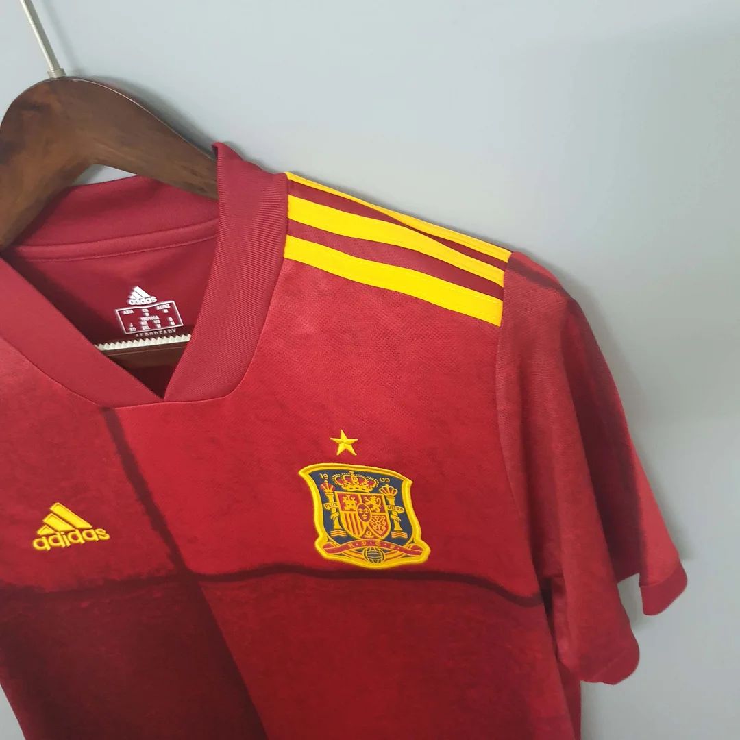 2020 Spain Home Football Shirt
