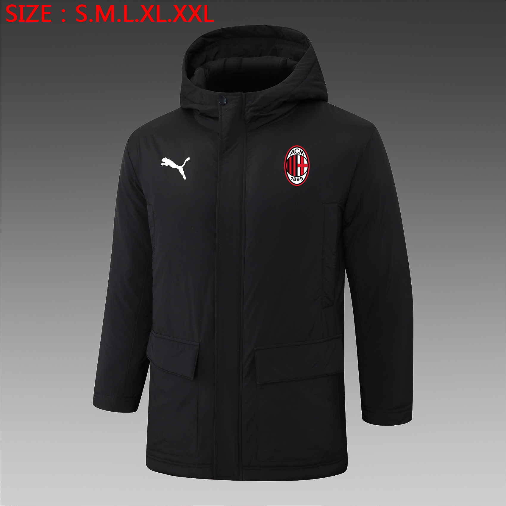 2024/2025 Ac Milan Winter Warm Cotton Coat