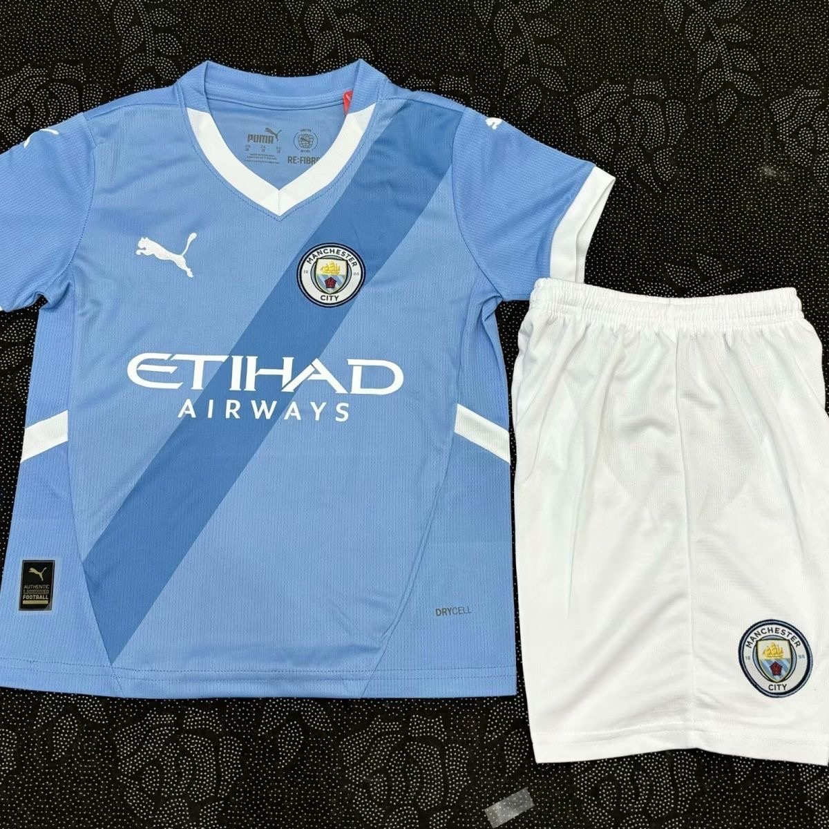 2025/2026 Manchester City Home Football Shirt Kids Size 1:1 Thai Quality