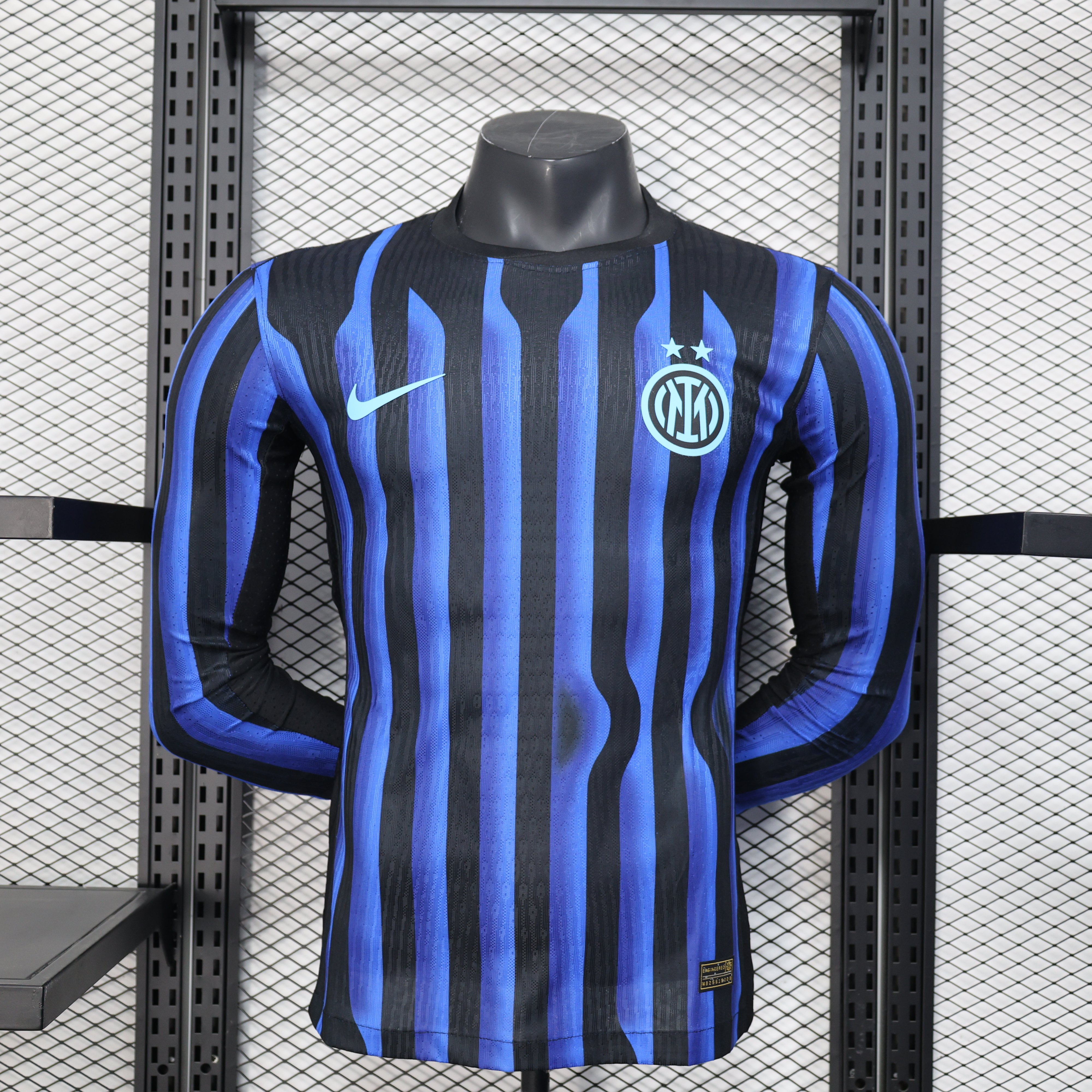 2025/2026 Long Sleeve Authentic Inter Milan Home Football Shirt