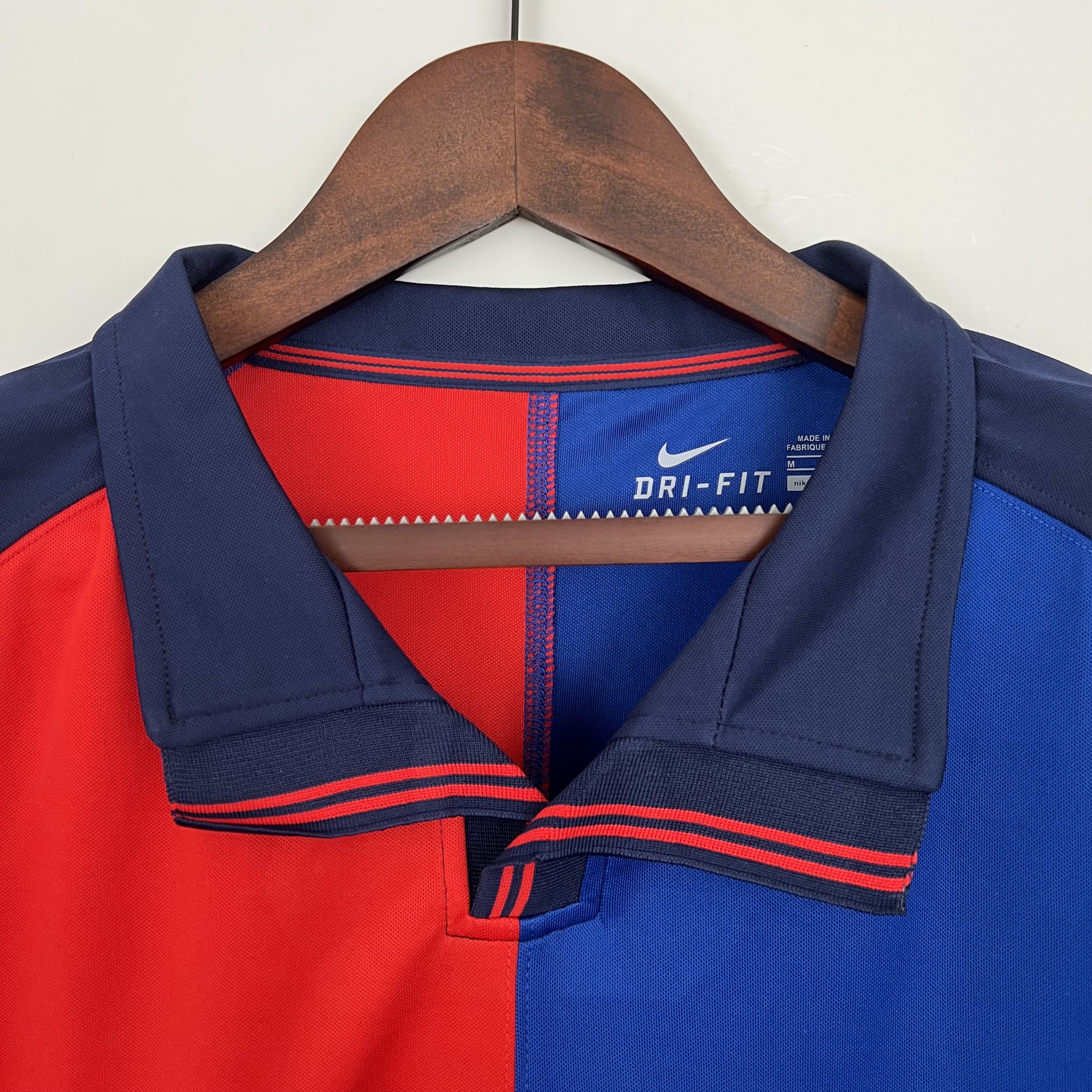 1999/2000 Long Sleeve Retro Barcelona Home 100th Anniversary Version Football Shirt