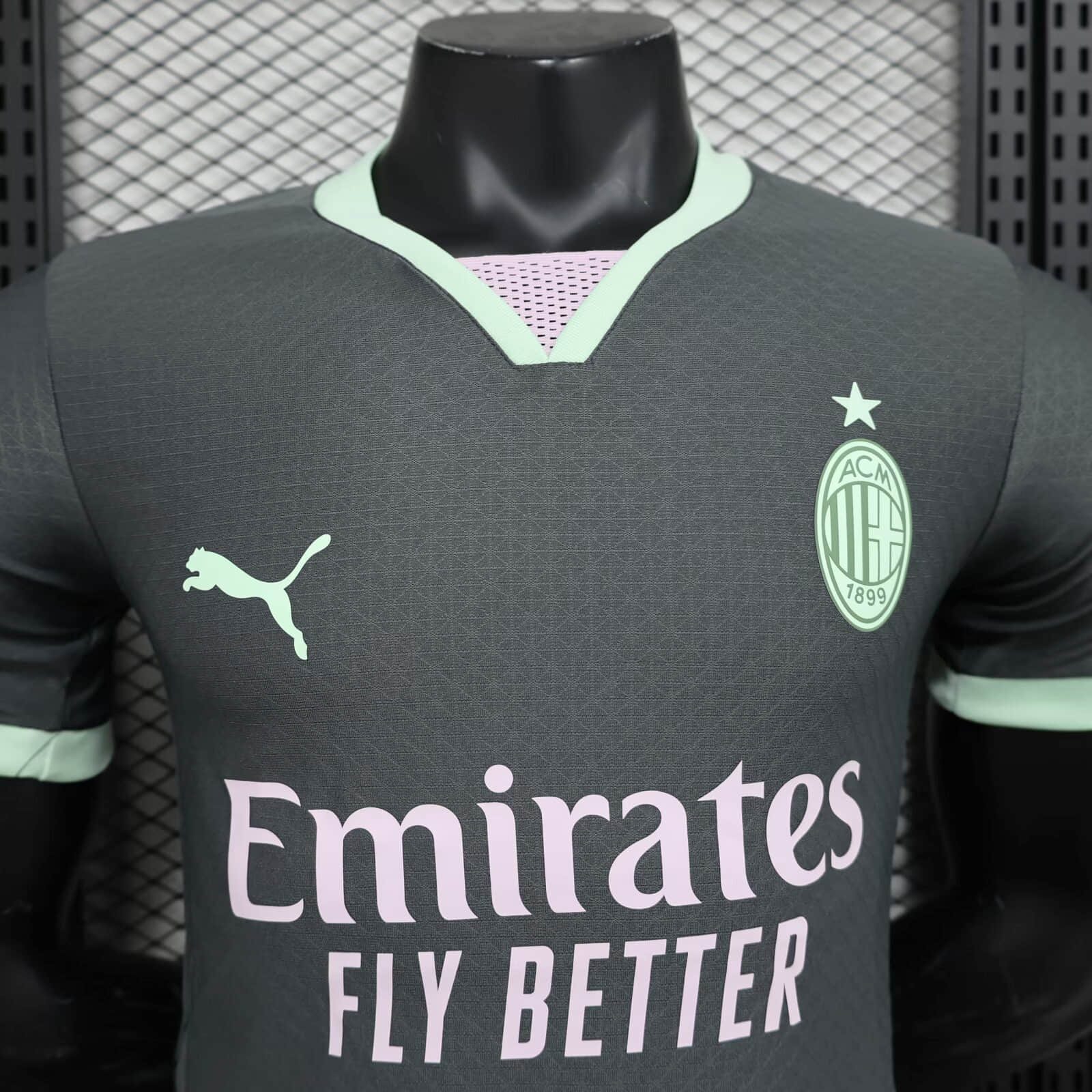 2024/2025 Player Version AC Milan Third Away Football Shirt