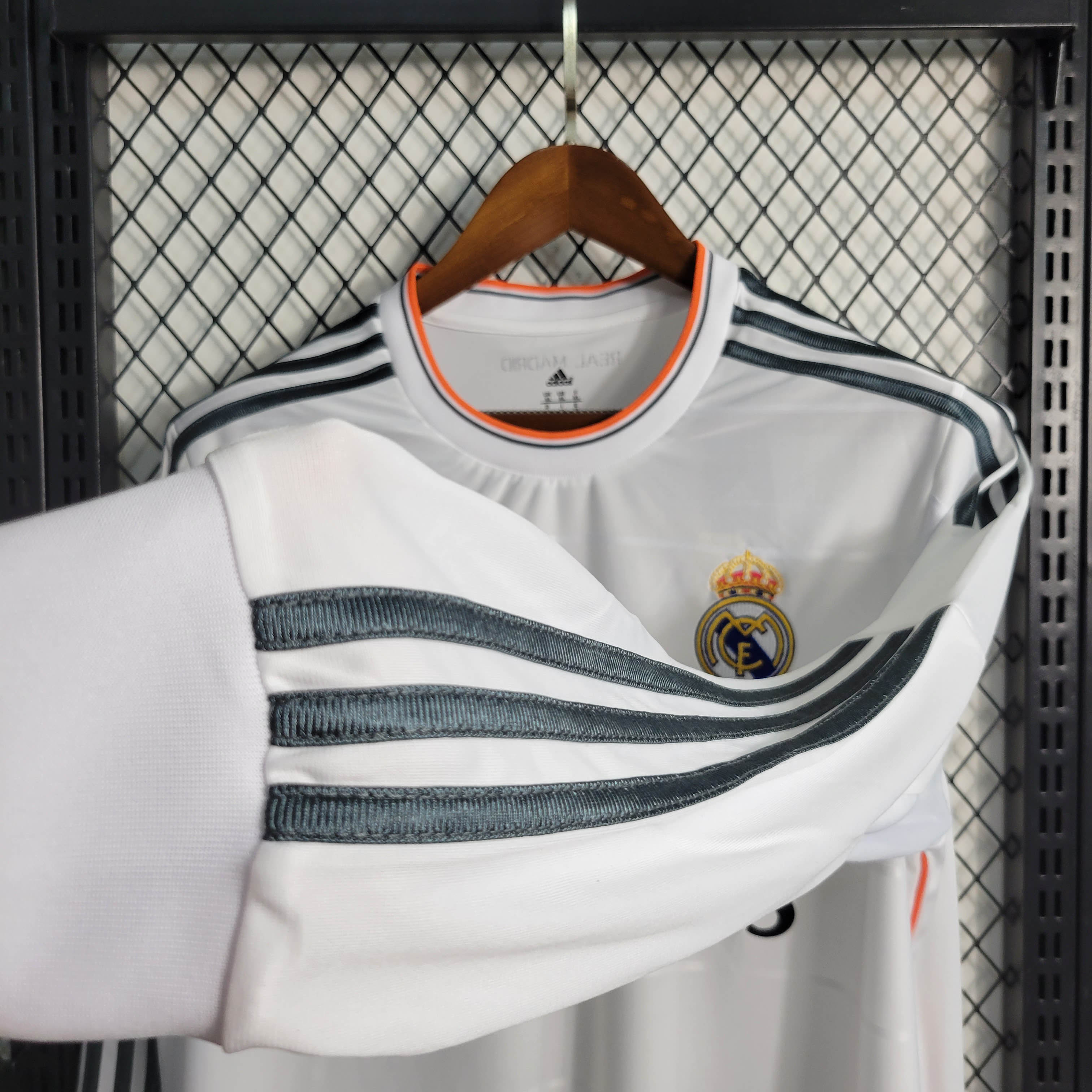 2013/2014 Retro Long Sleeve Real Madrid Home Football Shirt