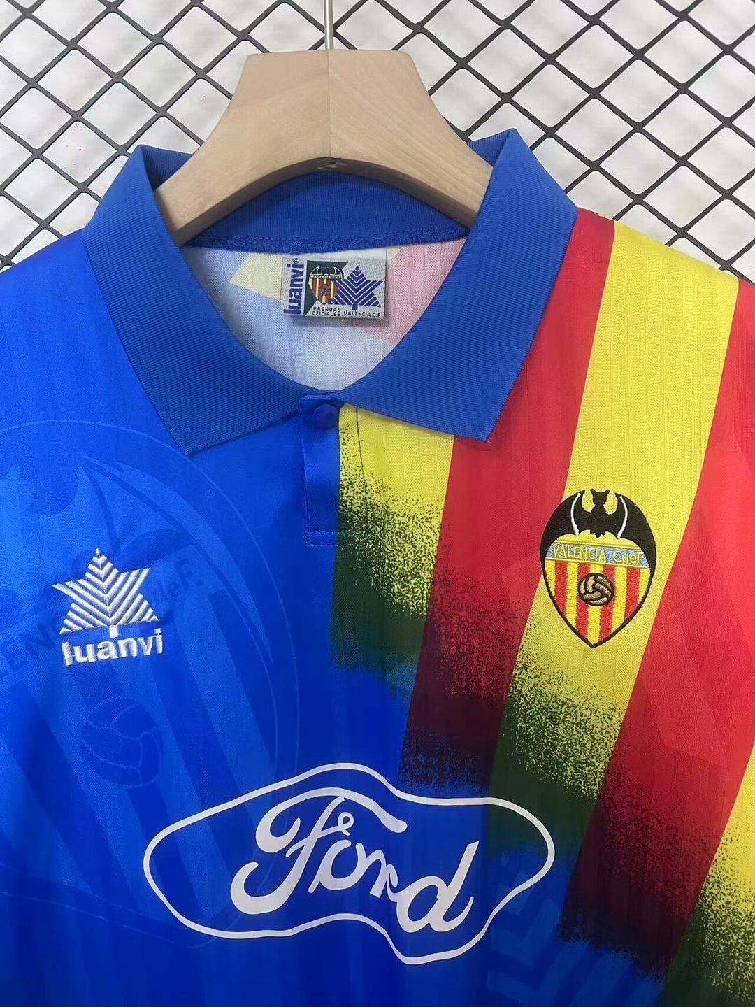 1995/1996 Retro Valencia Away Football Shirt 1:1 Thai Quality