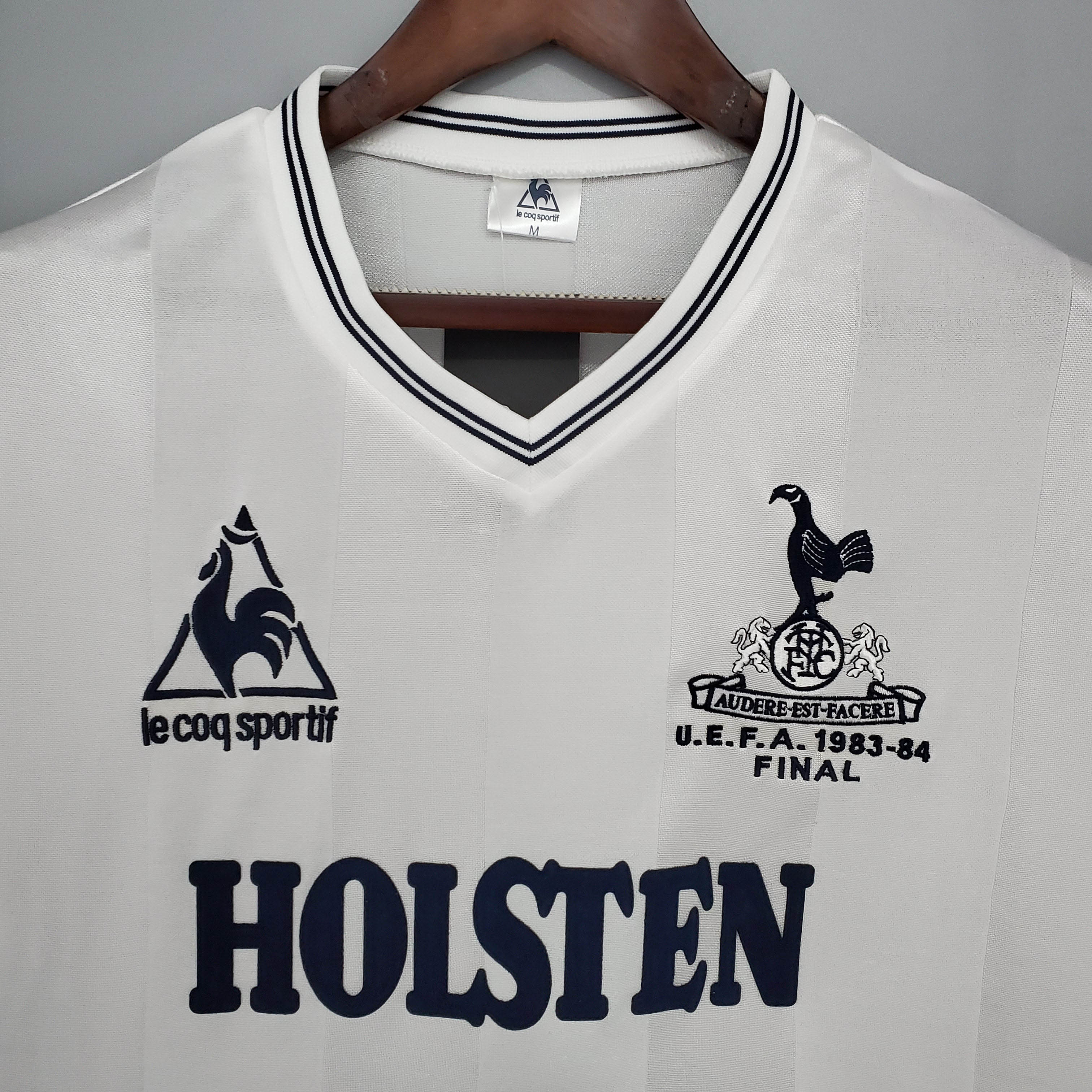 1983/1984 Retro Tottenham Hotspur Home UEFA Cup Final Football Shirt