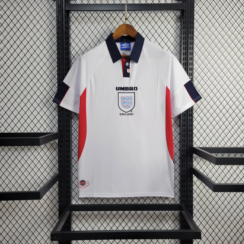 1998 Retro England Home Football Shirt