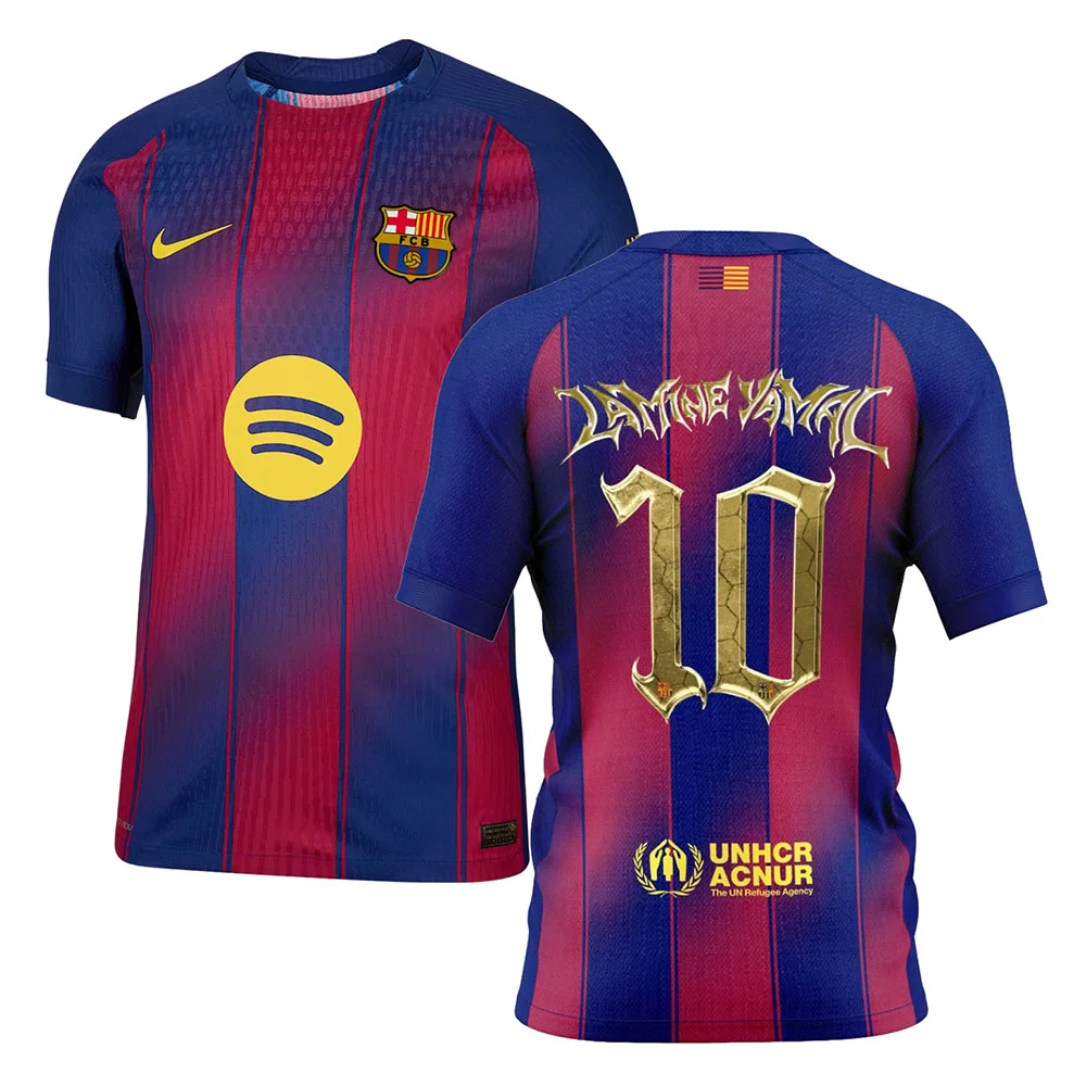 2025/2026  Barcelona season home LAMINE YAMAL #10 special edition Football shirt