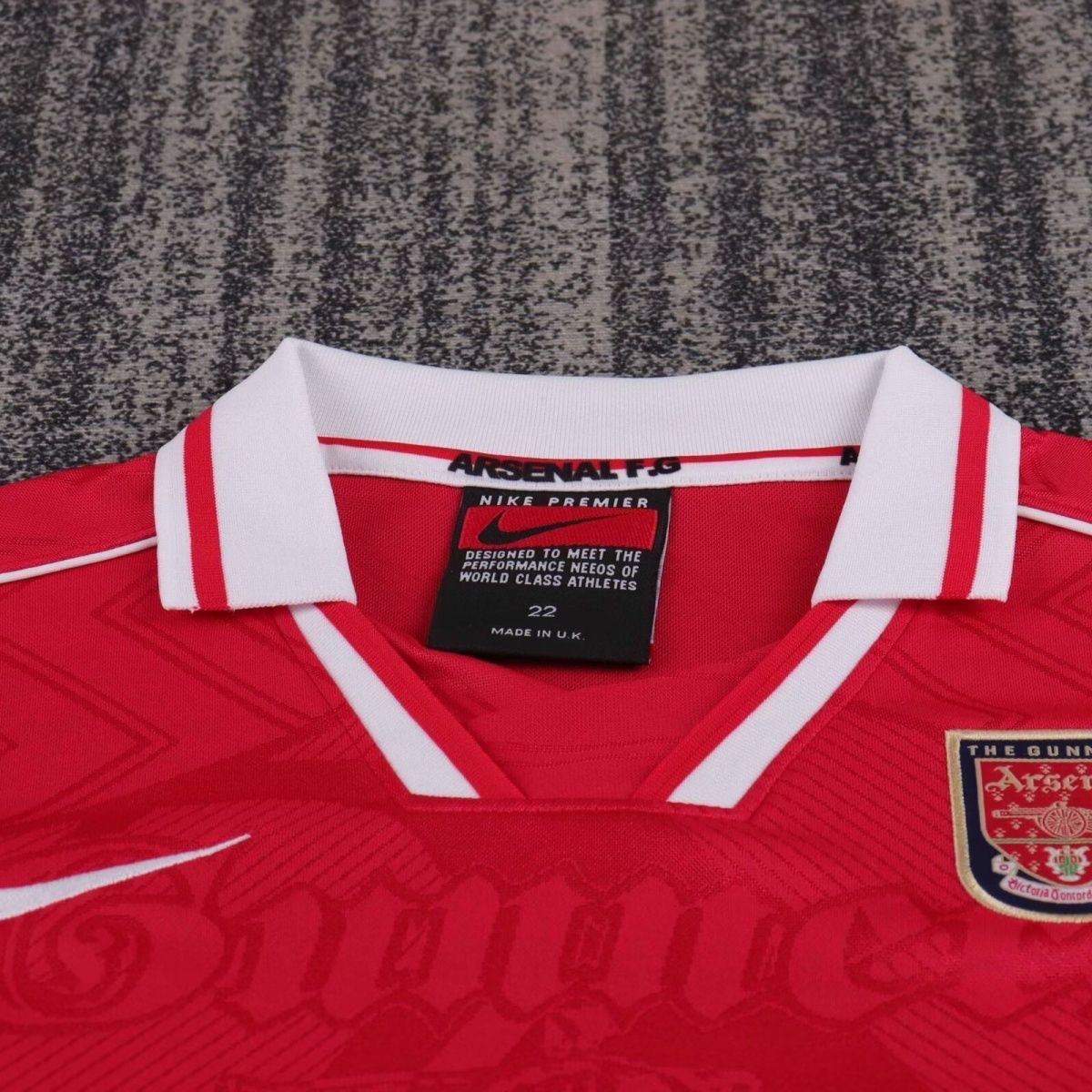 1996/1997 Retro Arsenal Home FootballShirt Kids Size 1:1 Thai Quality