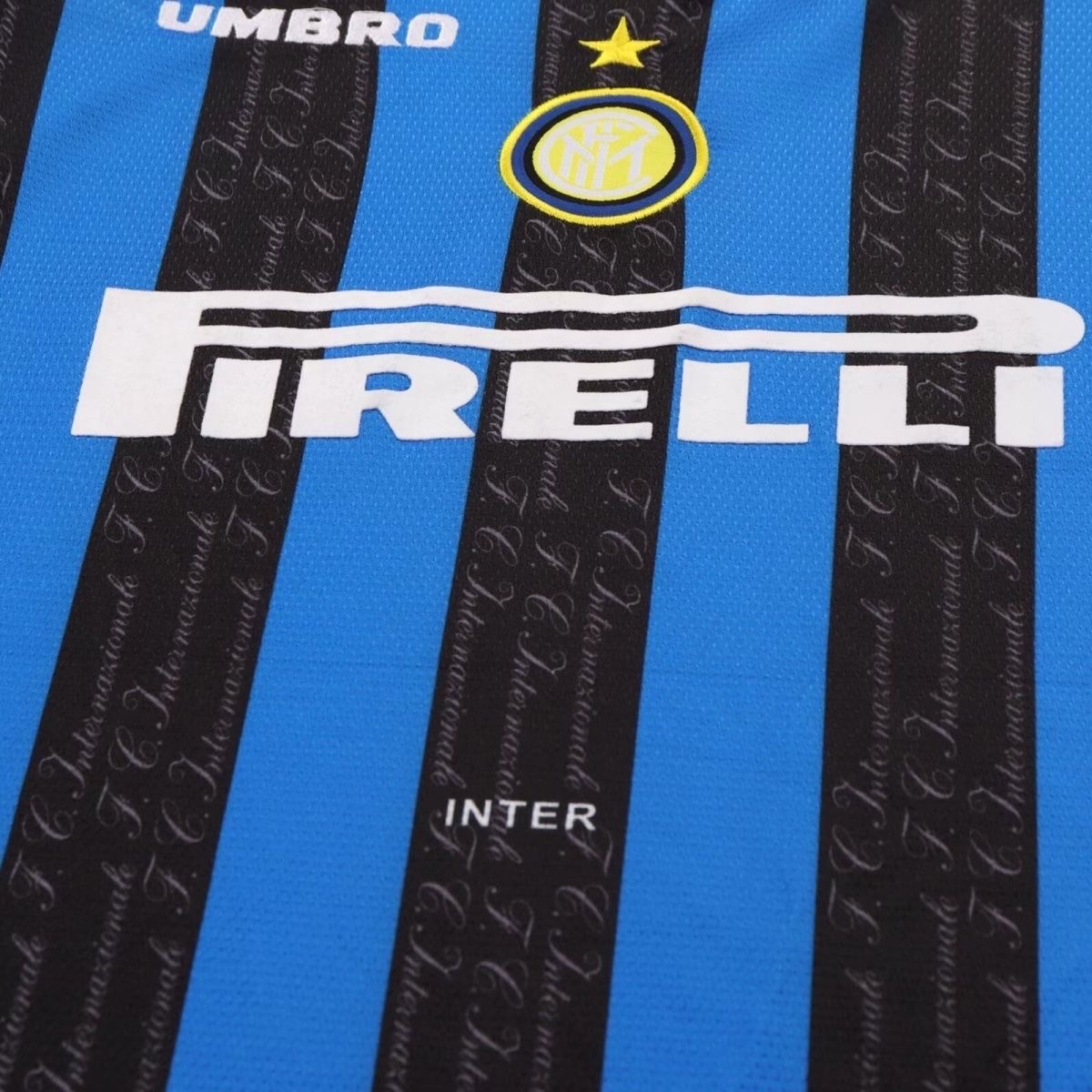 1997/1998 Retro Inter Milan HomeFootball Shirt Kids Size 1:1 Thai Quality