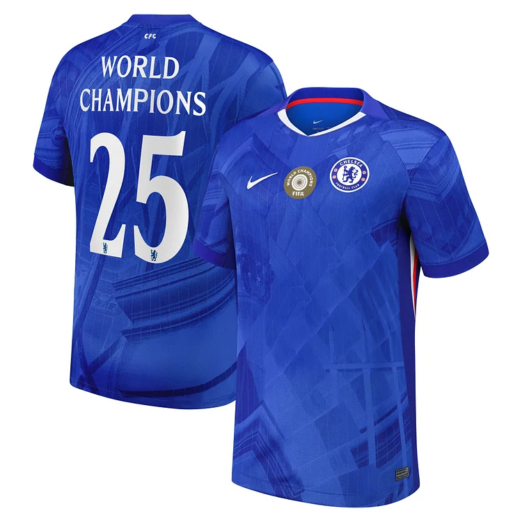 2025/2026Player Version Chelsea Cup home shirt with 25 world champions badges Football Jersey