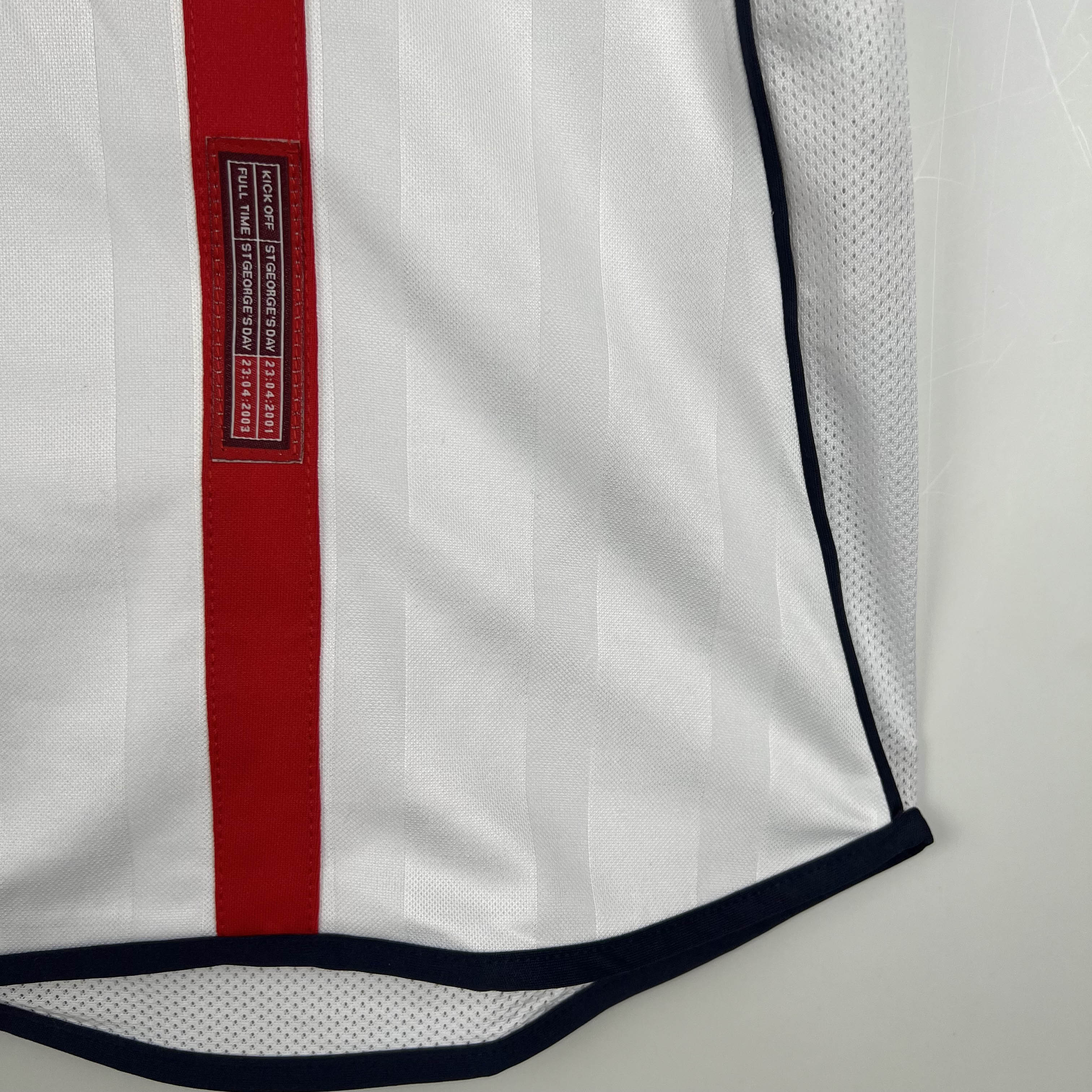 2002 Retro England Home Football Shirt