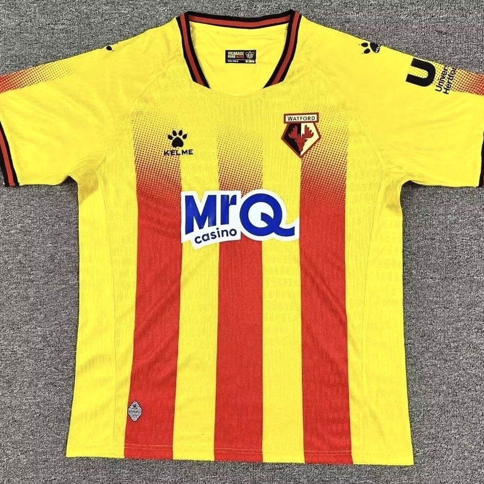 2025/2026 Watford Home Football Shirt 1:1 Thai Quality