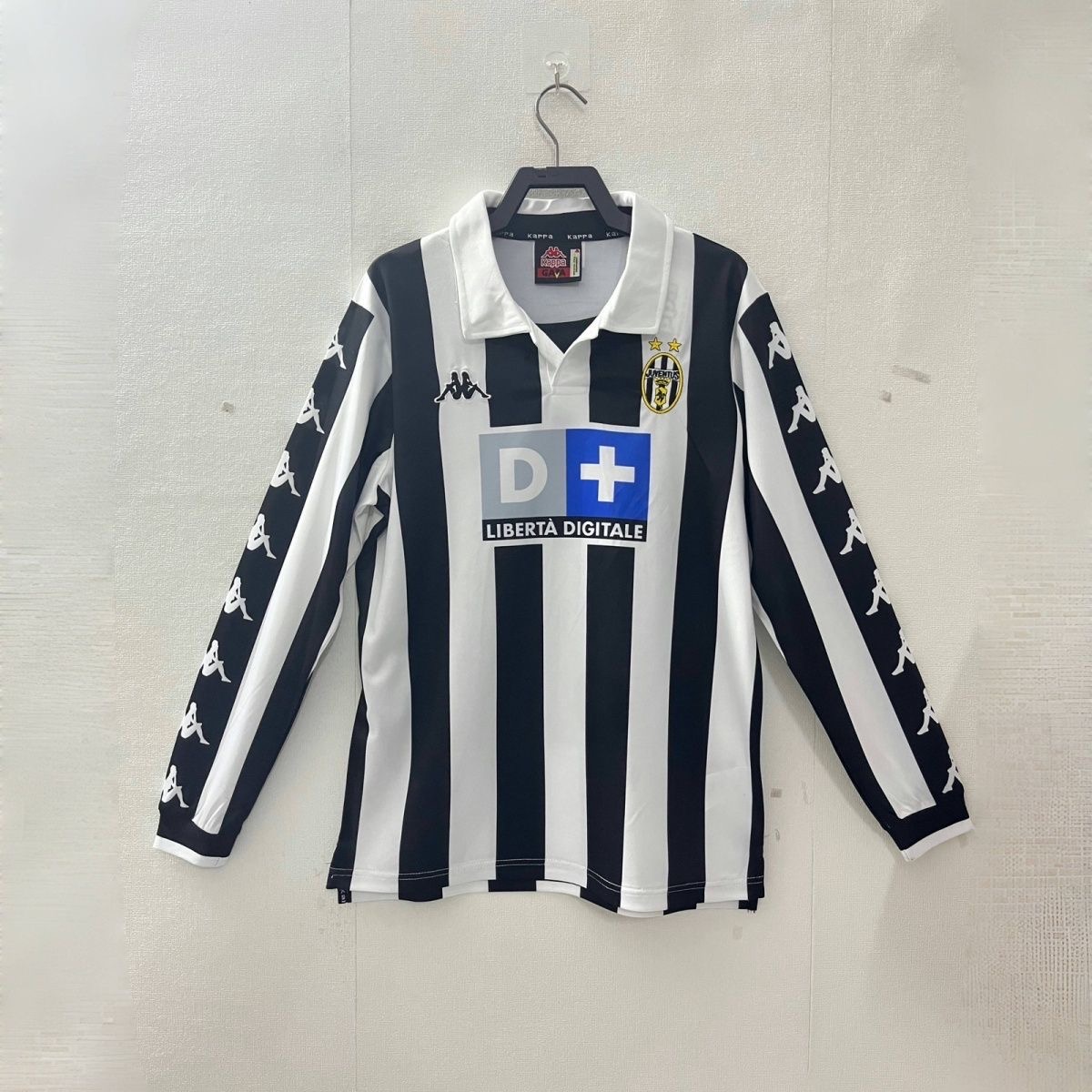 1999/2000 Retro Long Sleeve JuventusHome Football Shirt 1:1 Thai Quality