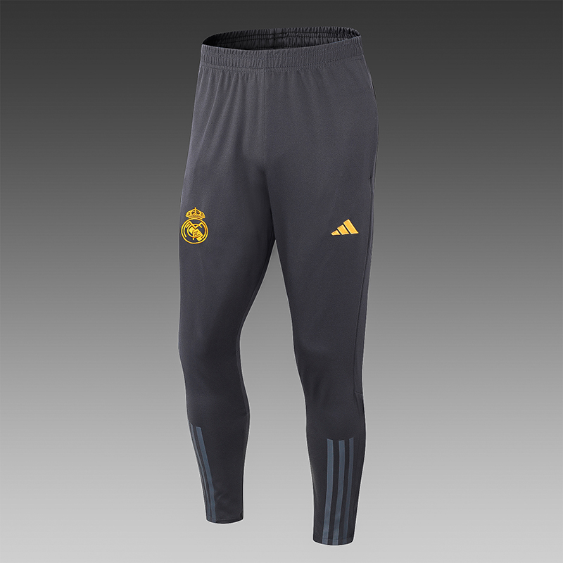 2023/2024 Real Madrid Half-Pull Training Suit Grey Football Shirt Set