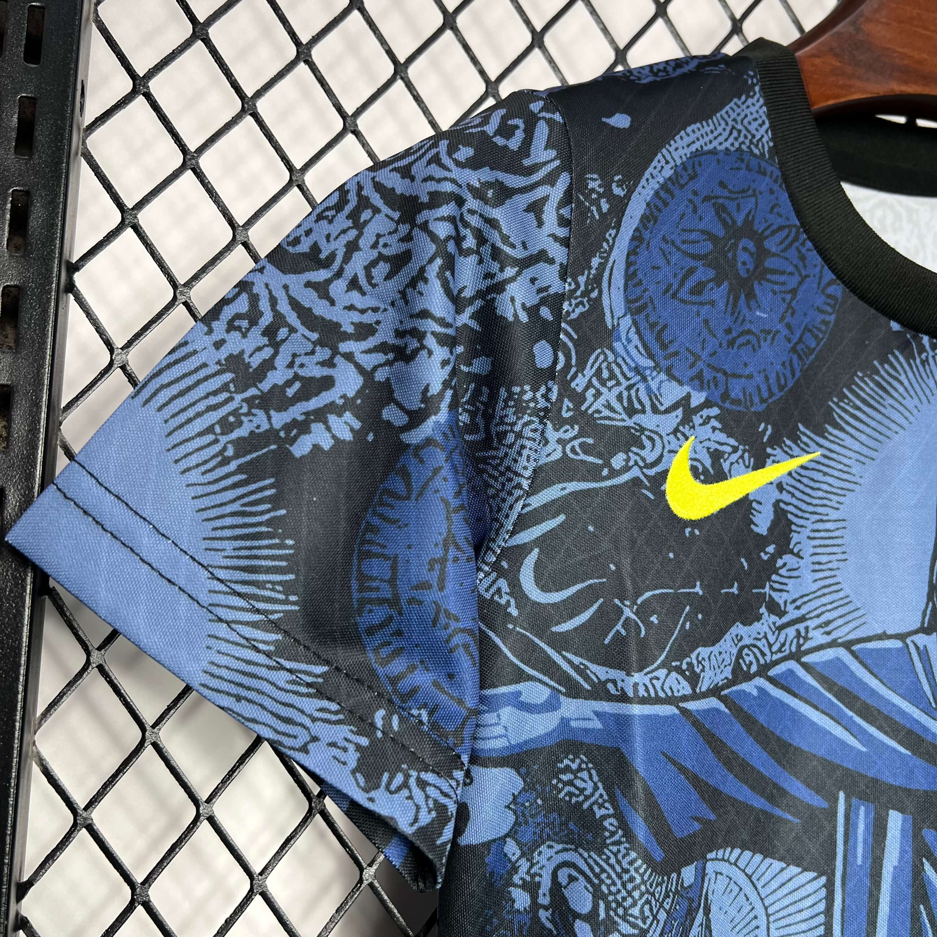 2024 Brazil Blue Football Shirt Kids Size