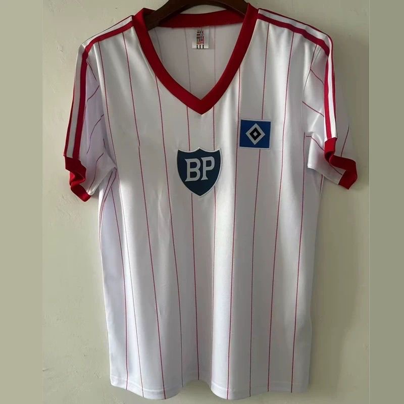 1984 Retro Hamburger Sv HomeFootball Shirt 1:1 Thai Quality