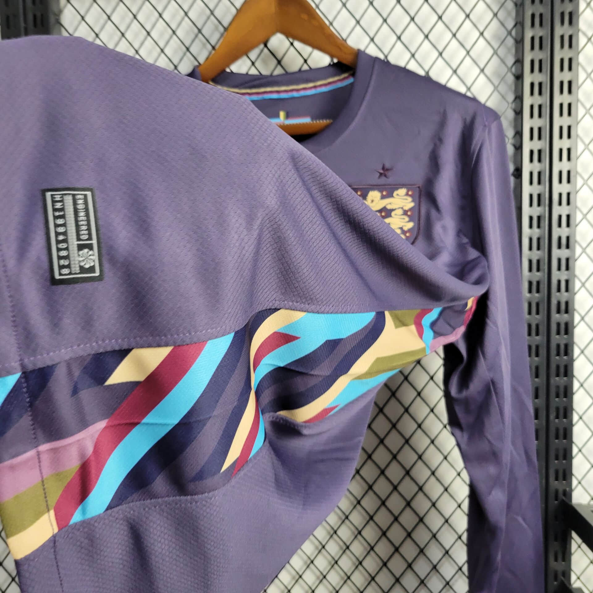 2024 Long Sleeve England Away Football Shirt