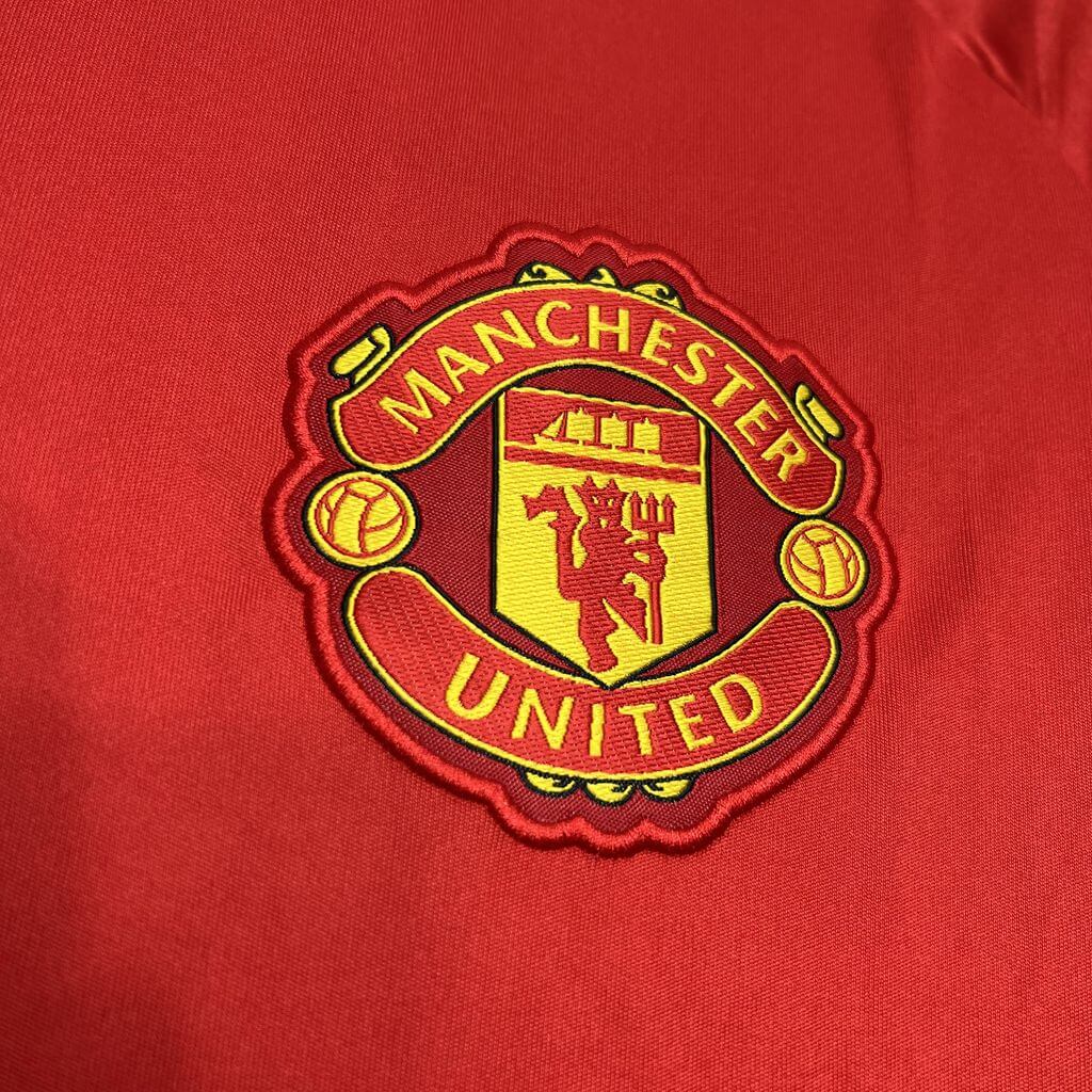 2024/2025 Manchester United Training Wear Red Football Shirt