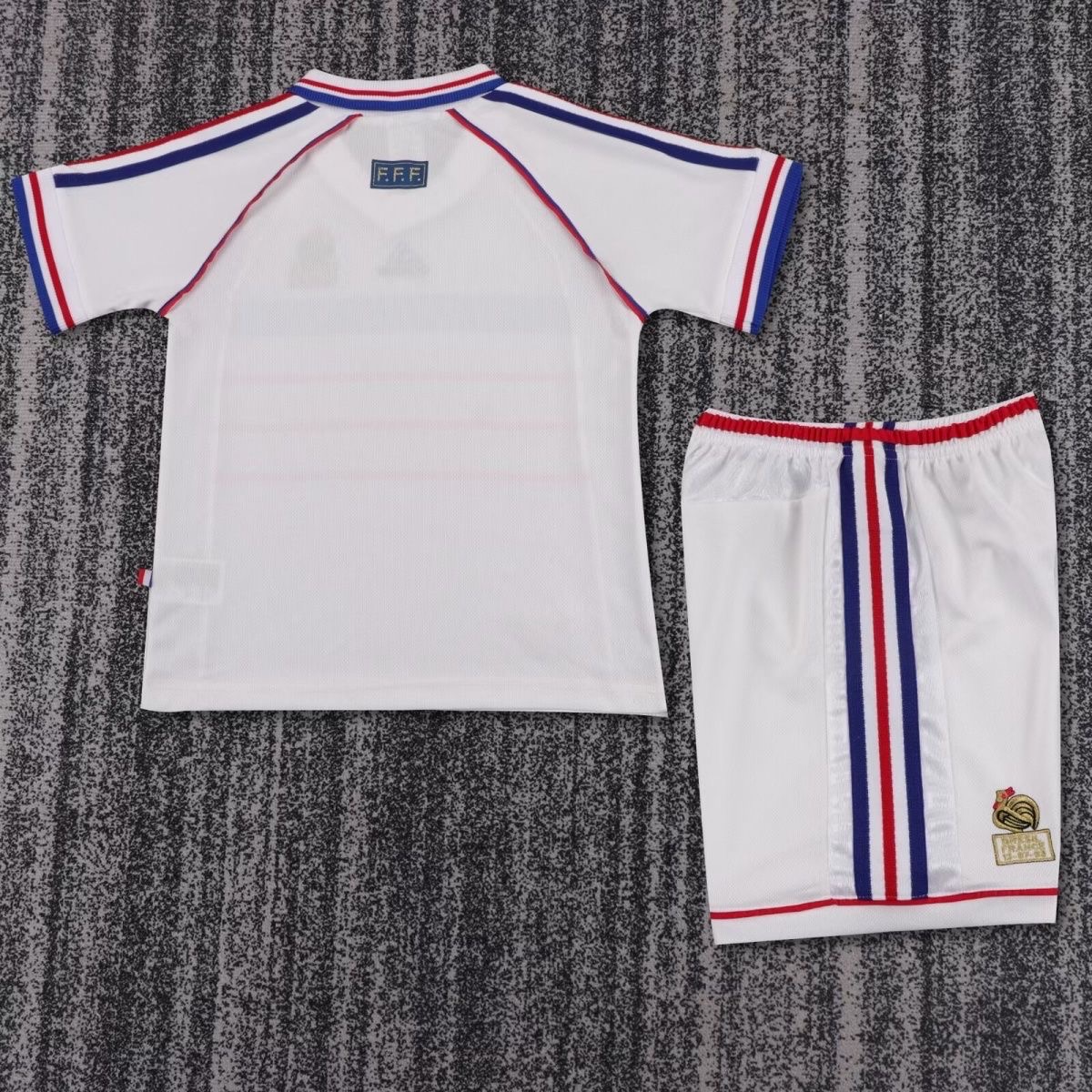 1998 Retro France Away Football ShirtKids Size 1:1 Thai Quality