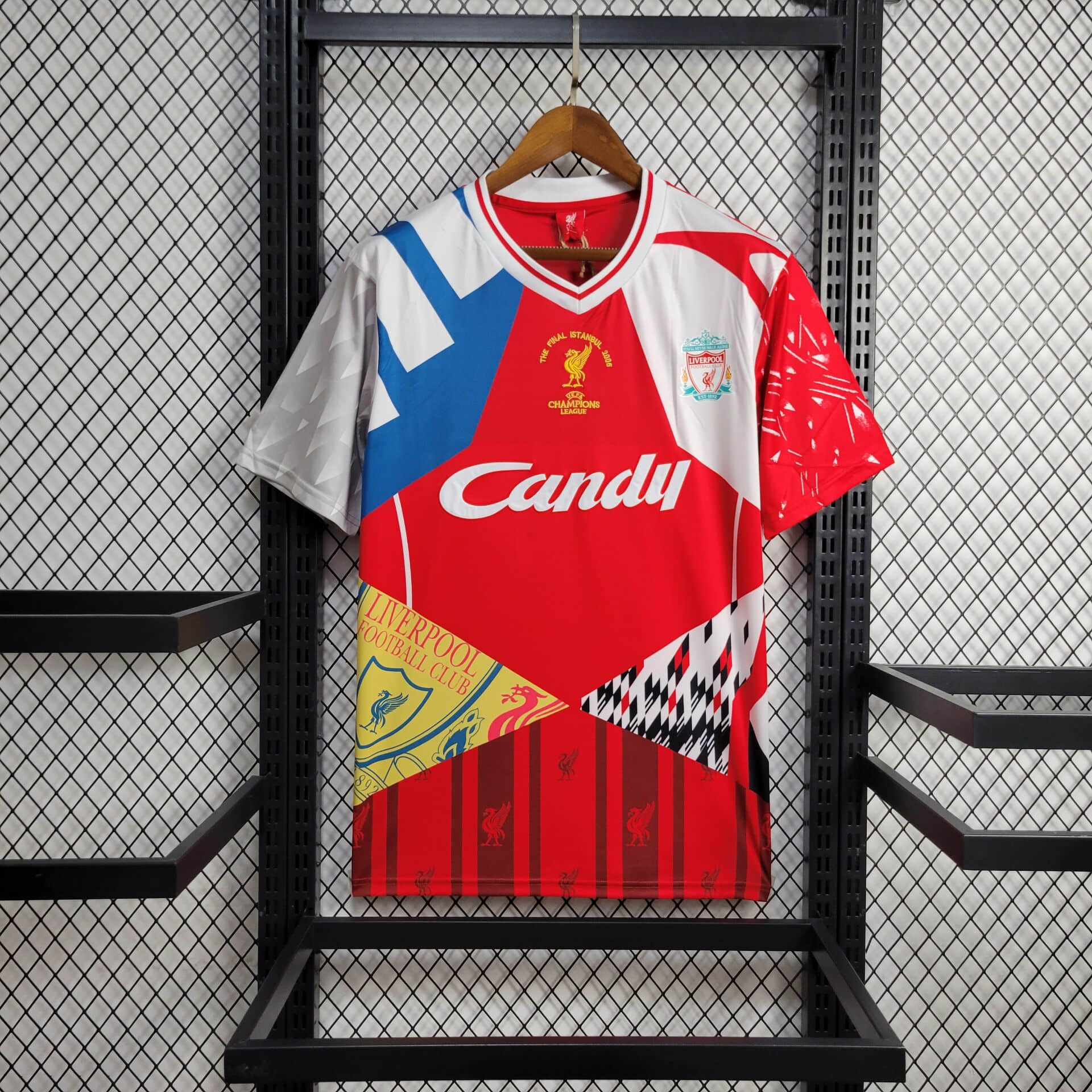 Retro Liverpool Mixed Commemorative Edition Football Shirt