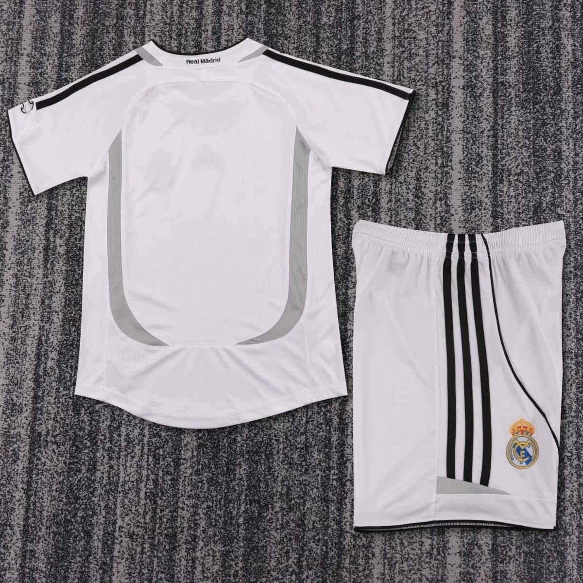2006/2007 Retro Real Madrid HomeFootball Shirt Kids Size 1:1 Thai Quality