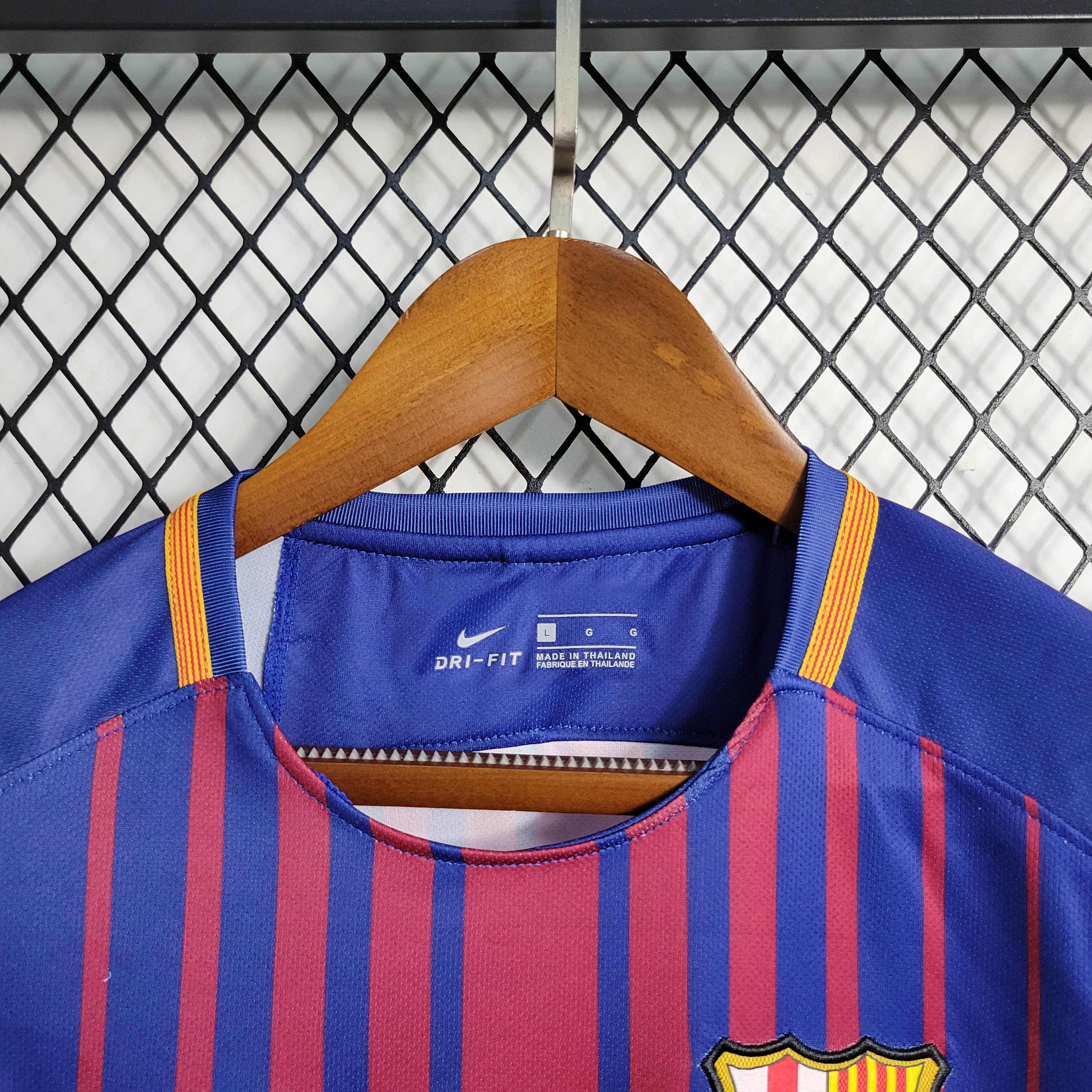 2017/2018 Retro Barcelona Home Football Shirt
