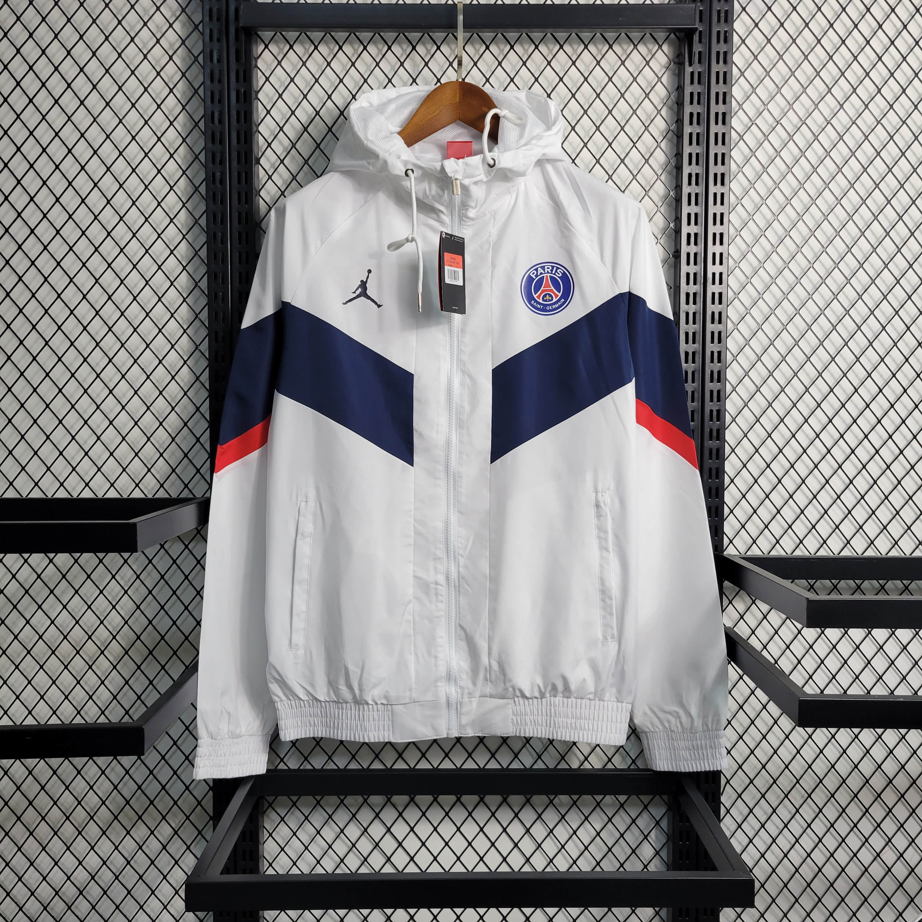 2023/2024 Paris Saint-Germain Windbreaker White Football Shirt