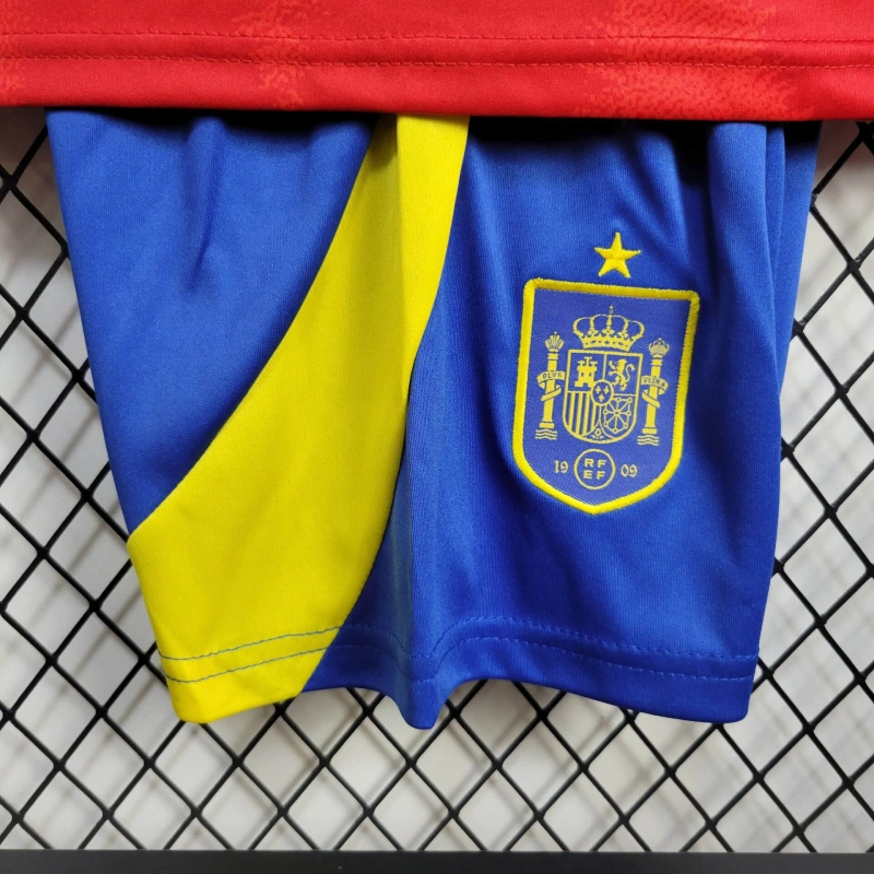 2024/2025 Spain Home Football Shirt Kids Size