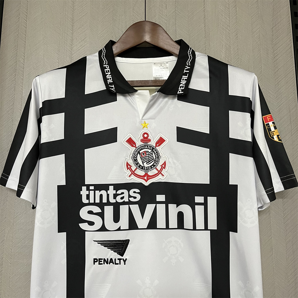 1995/1996 Retro Corinthians Home Football Shirt 1:1 Thai Quality
