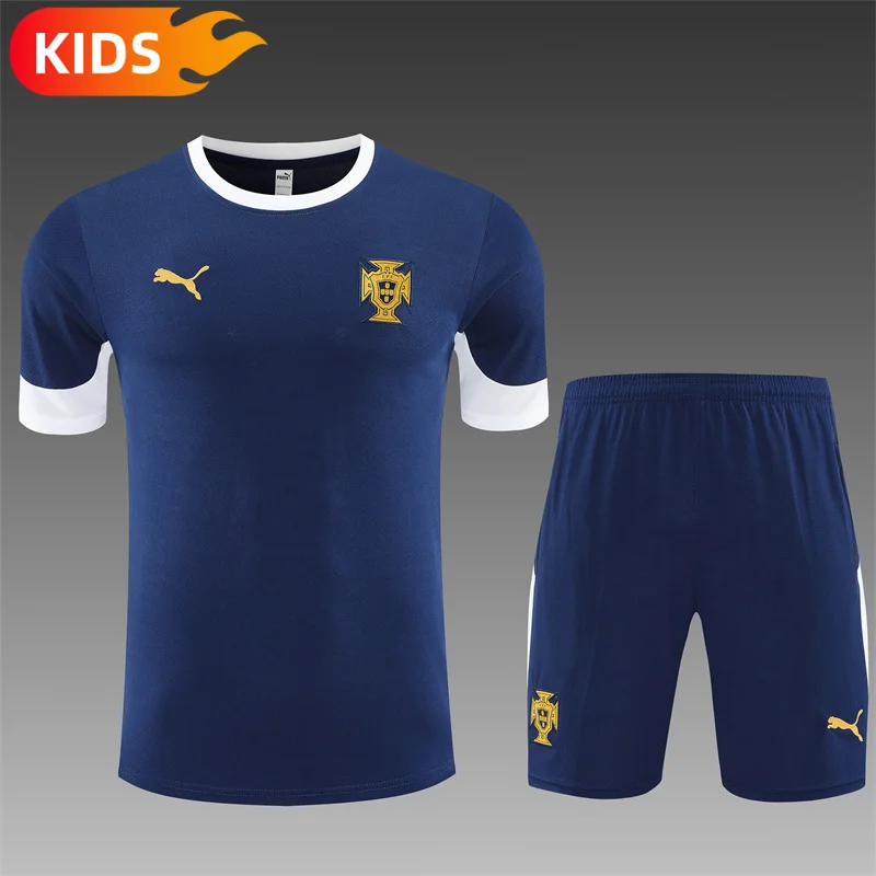 2025/2026 Portugal Training Wear Set Shirt Kids Size 1:1 Thai Quality