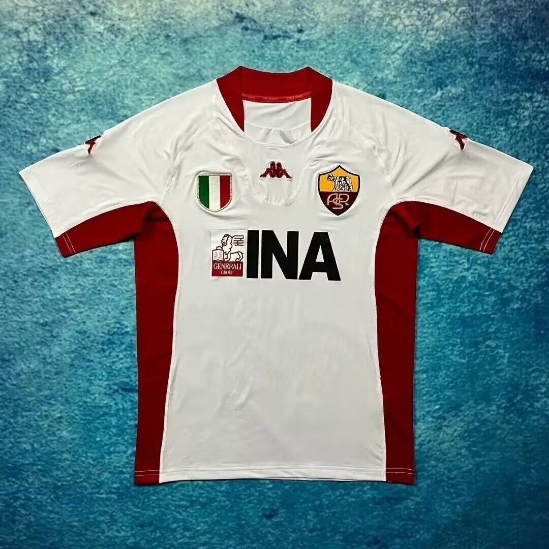 2001/2002 Retro As Roma Away FootballShirt 1:1 Thai Quality