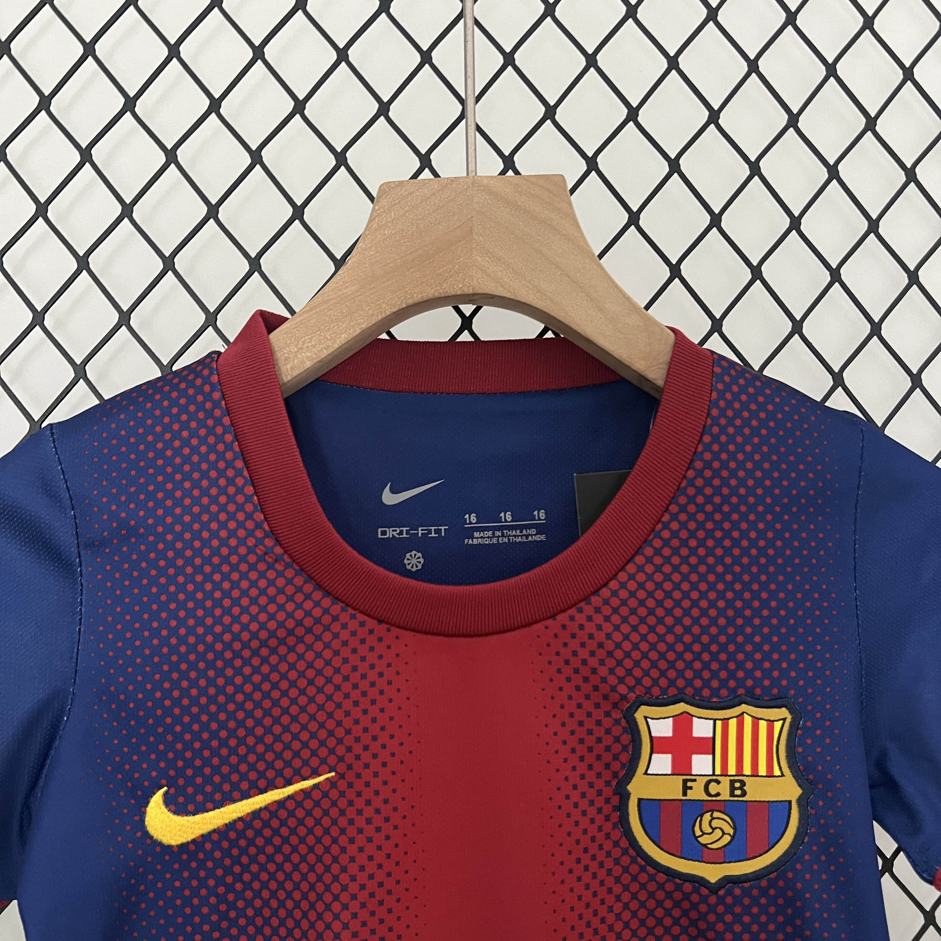 2012/2013 Retro Barcelona Home Football Shirt Kids Size